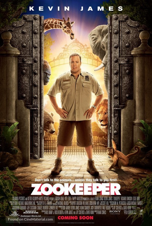 Zookeeper Cinema Movie Poster A2 Size