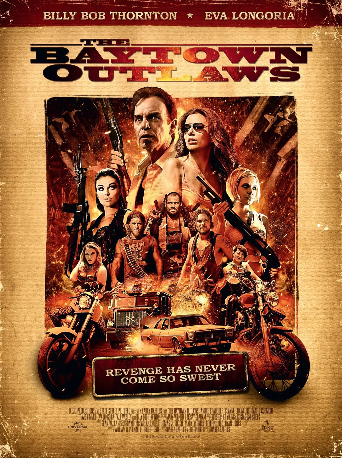 The Baytown Outlaws A2 Size Movie Poster-Pixel Demon