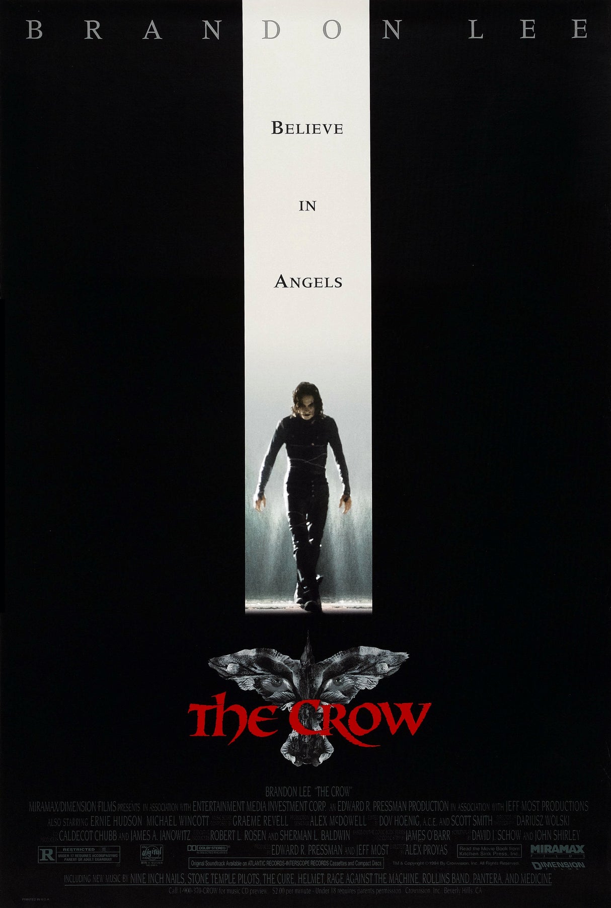The Crow A2 Size Movie Poster-Pixel Demon