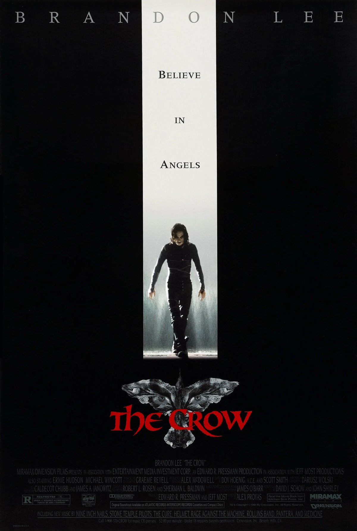 The Crow A2 Size Movie Poster-Pixel Demon