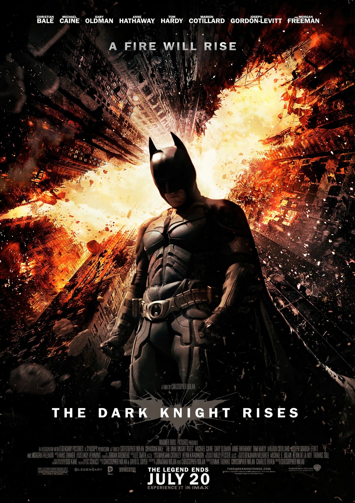 The dark knight rises A2 Size Movie Poster-Pixel Demon