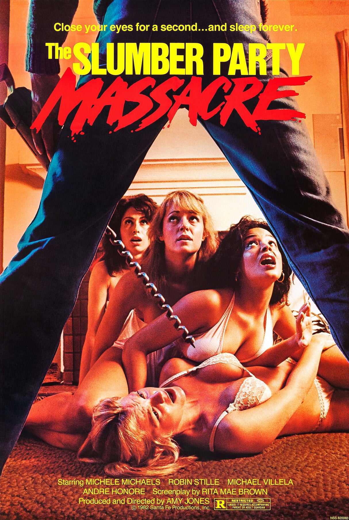 Slumber party massacre A2 Size Movie Poster-Pixel Demon
