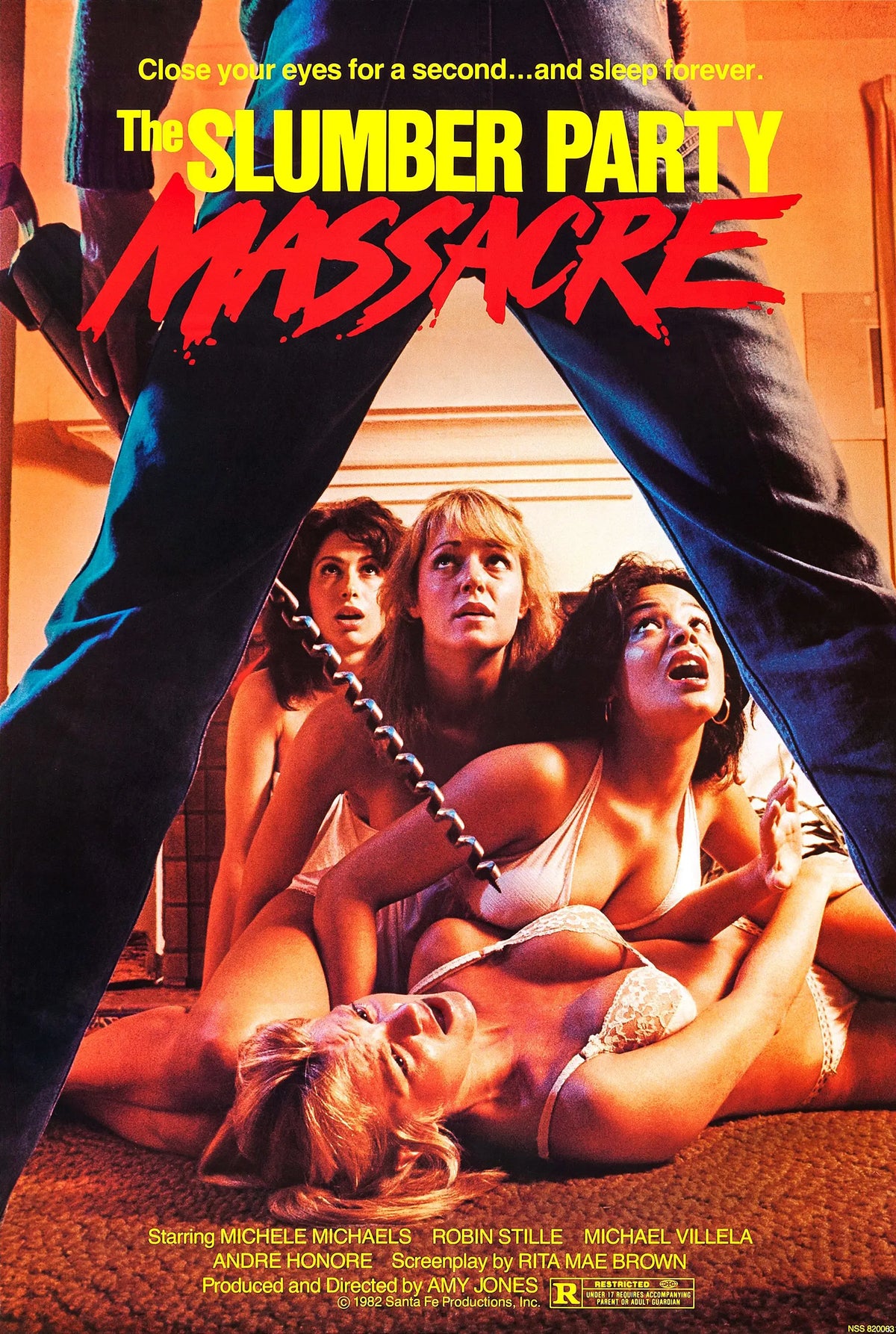 Slumber party massacre A2 Size Movie Poster-Pixel Demon