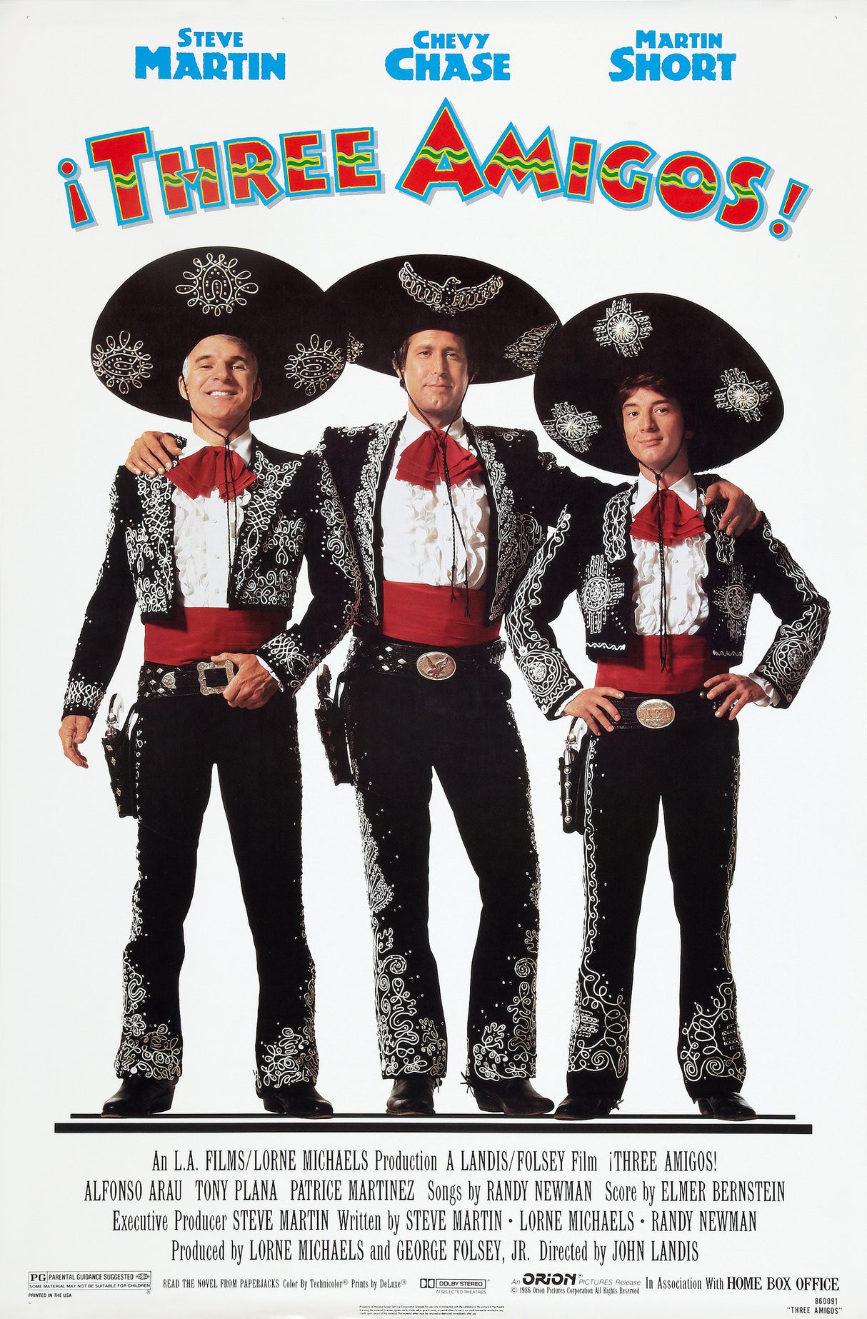 Three Amigos A2 Size Movie Poster-Pixel Demon