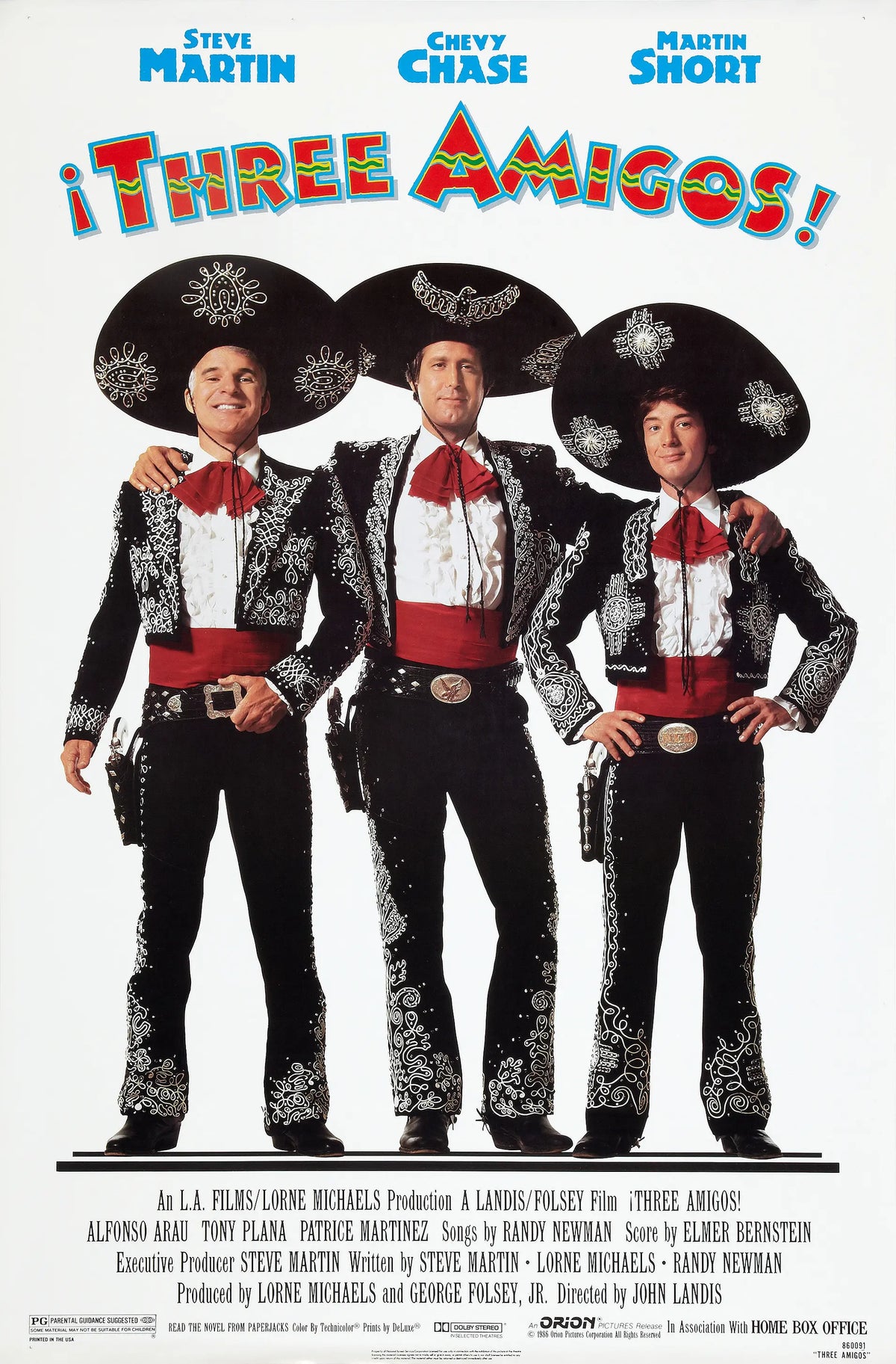 Three Amigos A2 Size Movie Poster-Pixel Demon