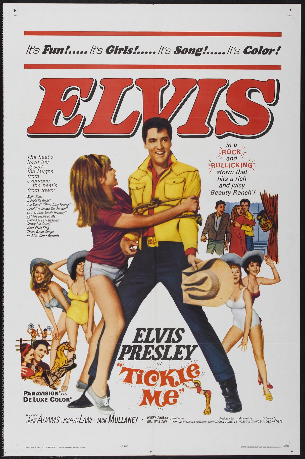 Elvis Presley Tickle Me A2 Size Movie Poster-Pixel Demon