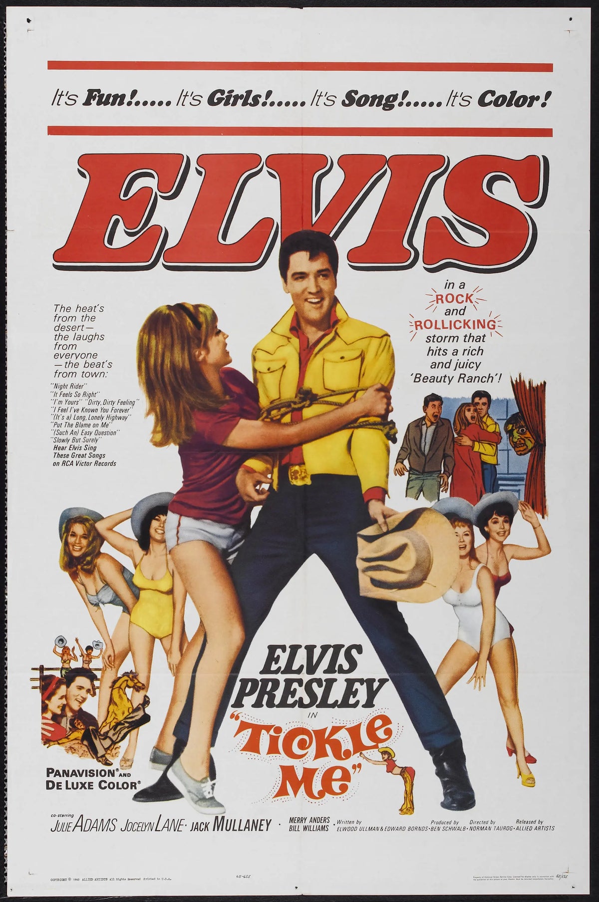 Elvis Presley Tickle Me A2 Size Movie Poster-Pixel Demon