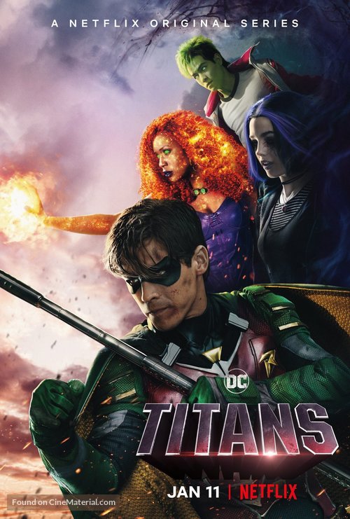 Titans TV Series Poster A2 Size Version 6