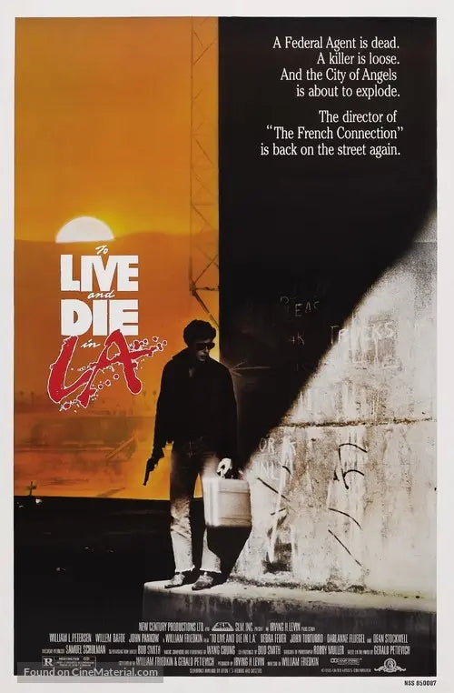 To Live and Die in L.A. Cinema Movie Poster A2 Size