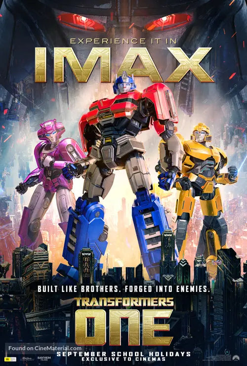 Transformers One Cinema Movie Poster A2 Size Version 3