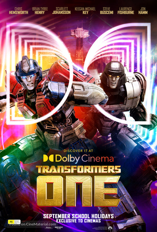 Transformers One Cinema Movie Poster A2 Size Version 4