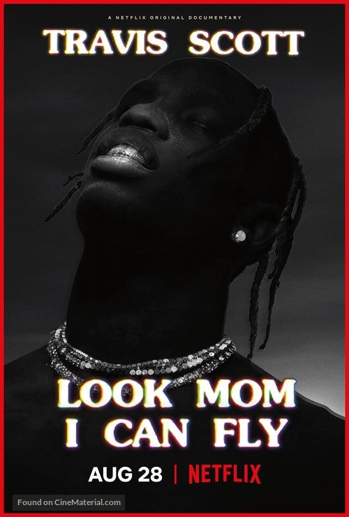 Pixel Demon Travis Scott: Look Mom I Can Fly Movie Poster A2 Size