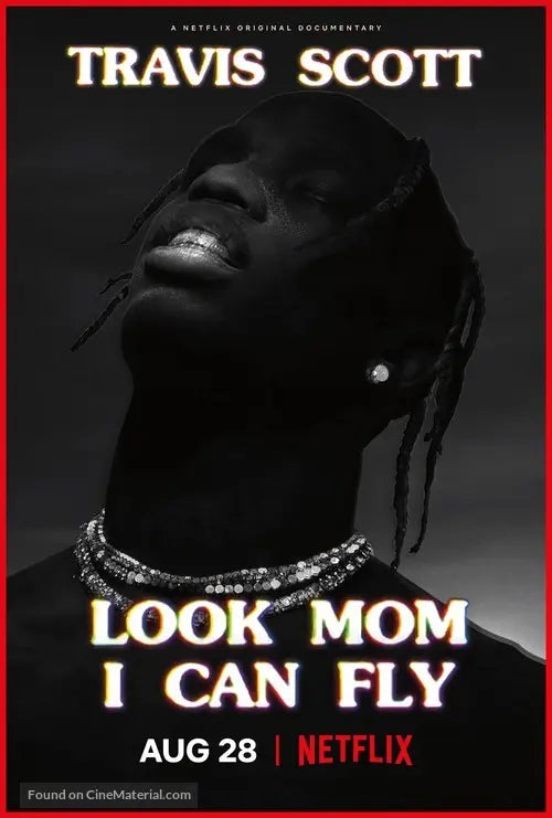 Pixel Demon Travis Scott: Look Mom I Can Fly Movie Poster A2 Size