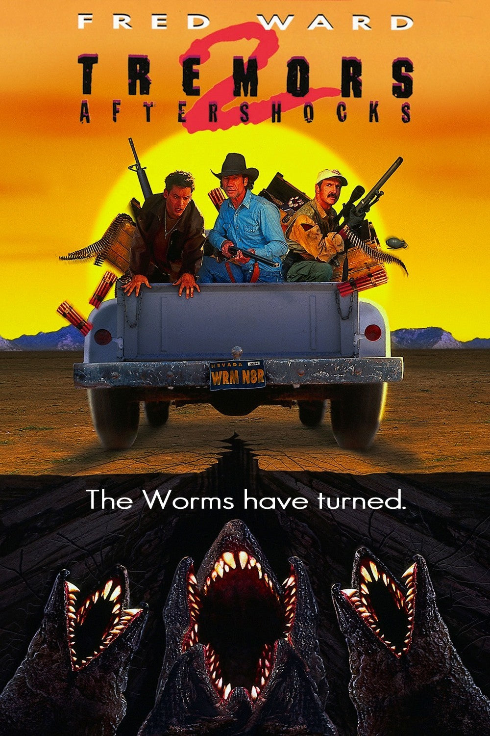 tremors 2: aftershocks A2 Size Movie Poster-Pixel Demon