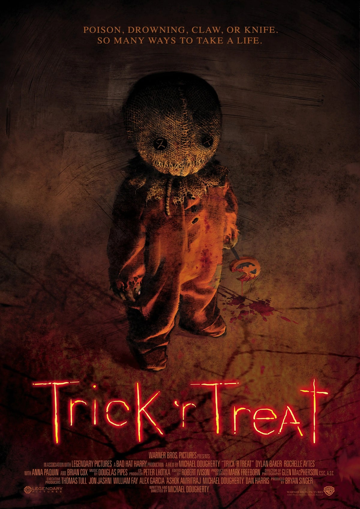 Trick 'R Treat A2 Size Movie Poster-Pixel Demon