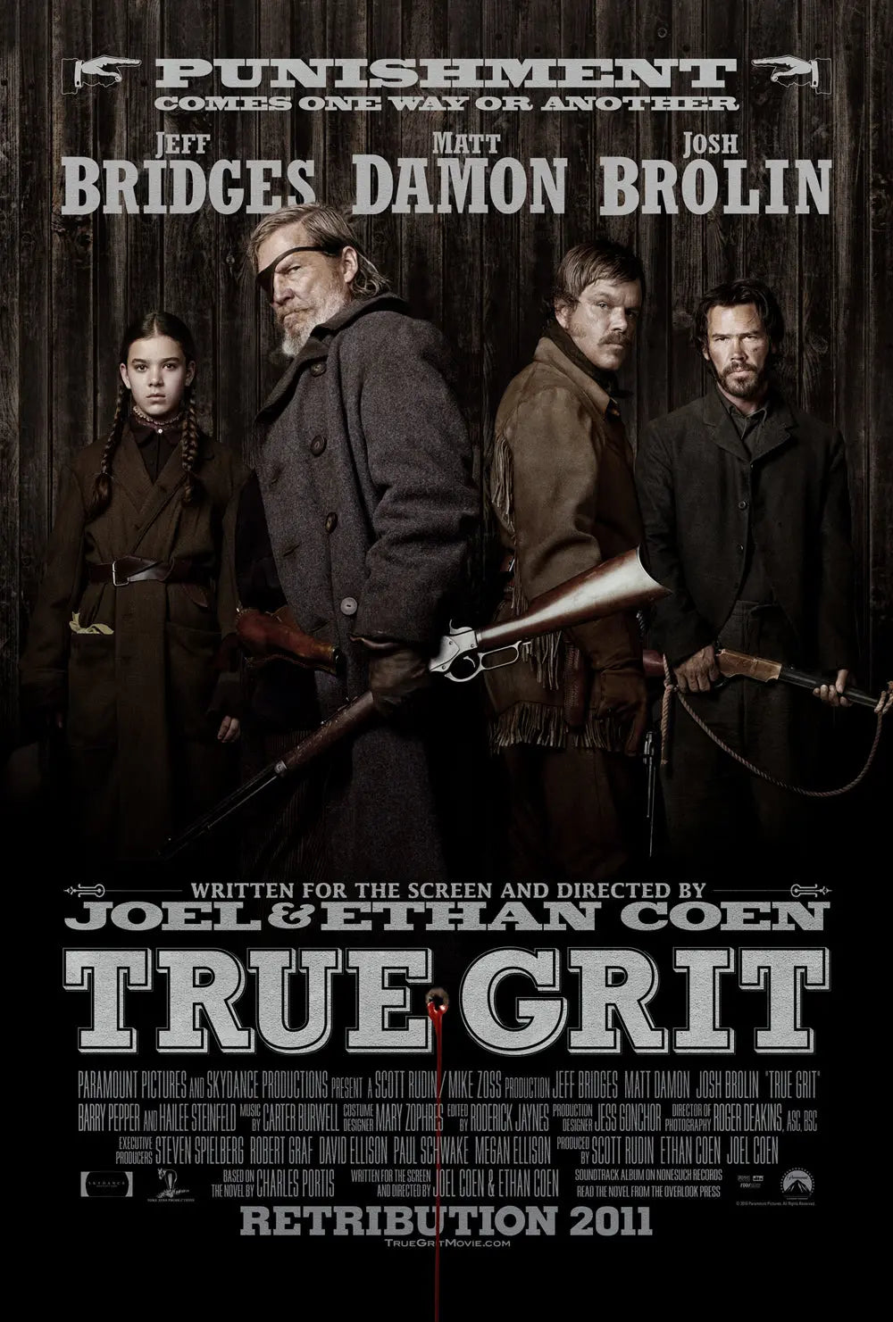 True Grit 2010 A2 Size Movie Poster-Pixel Demon