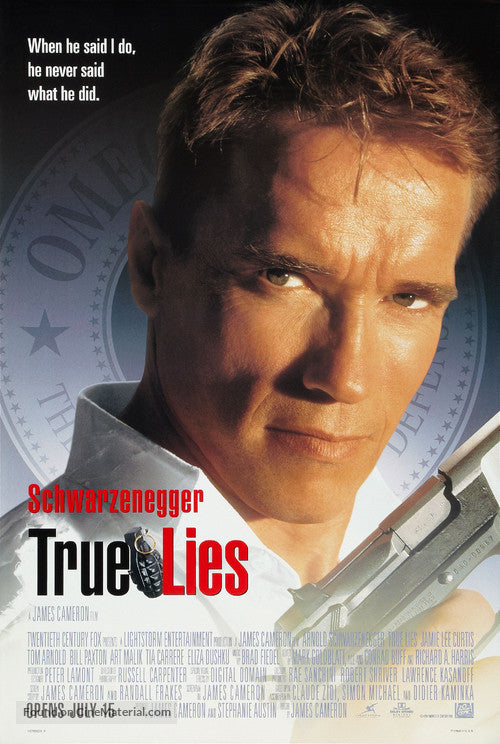 True Lies Cinema Movie Poster A2 Size