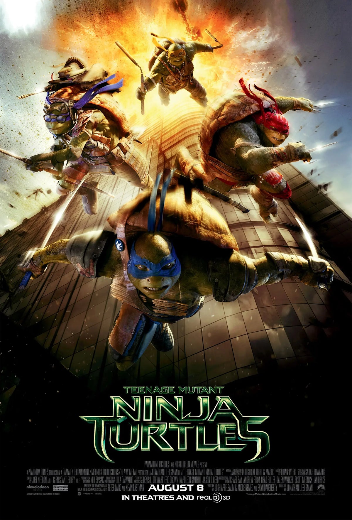 Teenage Mutant Ninja Turtles Option 16 A2 Size Posters-Pixel Demon