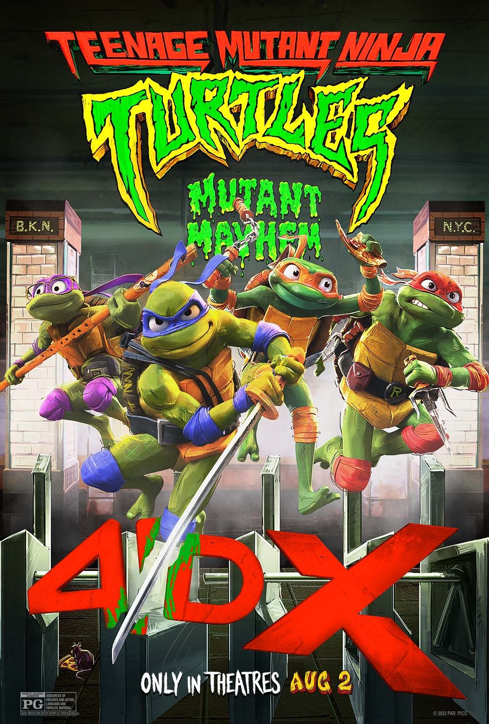 Teenage Mutant Ninja Turtles Option 31 A2 Size Posters-Pixel Demon