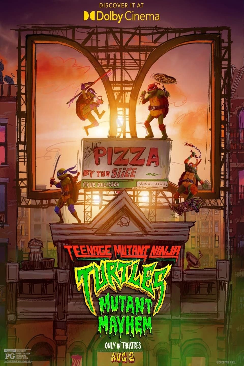Teenage Mutant Ninja Turtles Option 39 A2 Size Posters-Pixel Demon