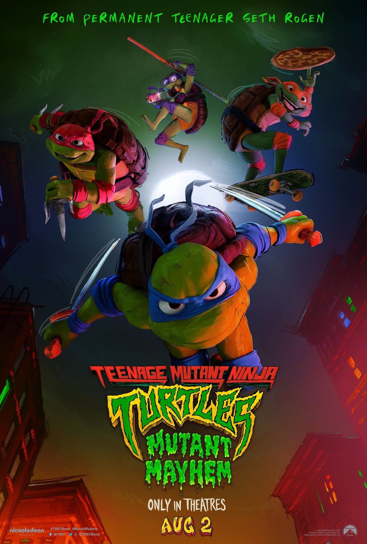 Teenage Mutant Ninja Turtles Option 7 A2 Size Posters-Pixel Demon