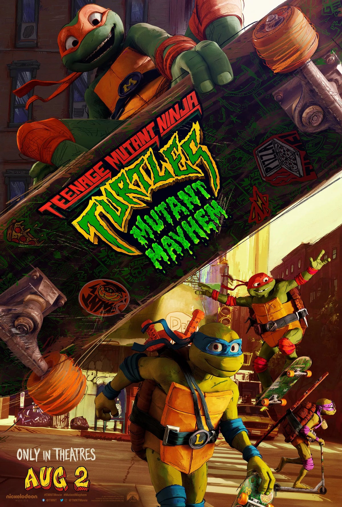Teenage Mutant Ninja Turtles Option 8 A2 Size Posters-Pixel Demon