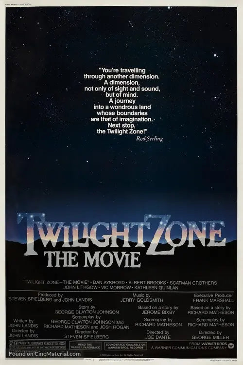 Twilight Zone: The Movie Cinema Movie Poster A2 Size