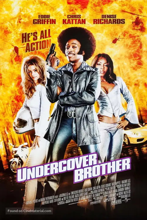Pixel Demon Undercover Brother Movie Poster A2 Size