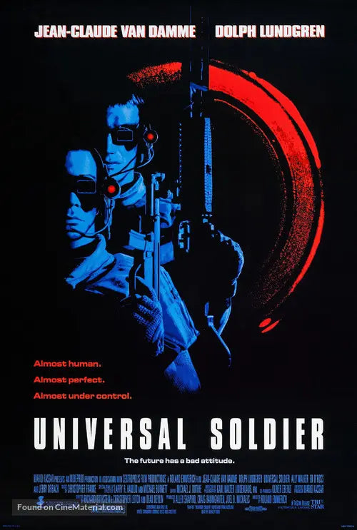 Universal Soldier Cinema Movie Poster A2 Size