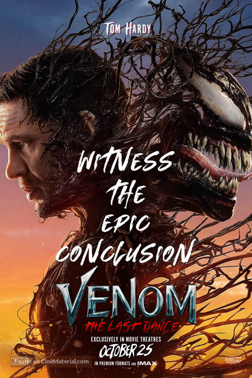 Venom: The Last Dance Movie Poster A2 Size Version 3