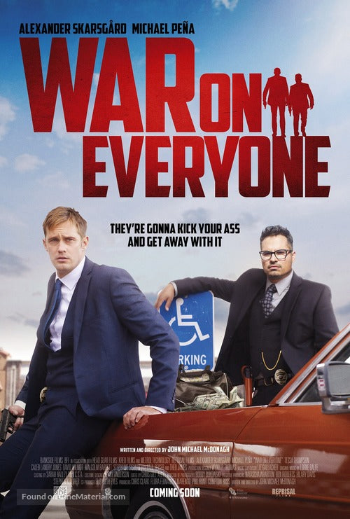 War on Everyone Cinema Movie Poster A2 Size