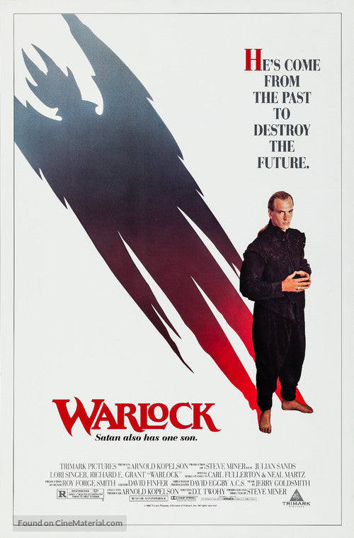Pixel Demon Warlock Movie Poster A2 Size