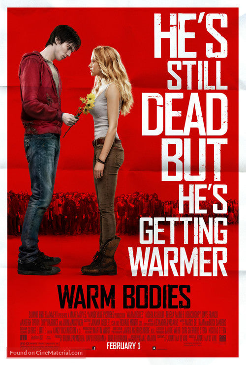 Warm Bodies Cinema Movie Poster A2 Size