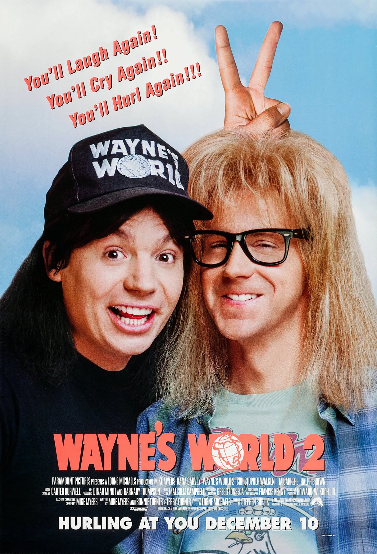 Wayne's World 2 A2 Size Movie Poster-Pixel Demon