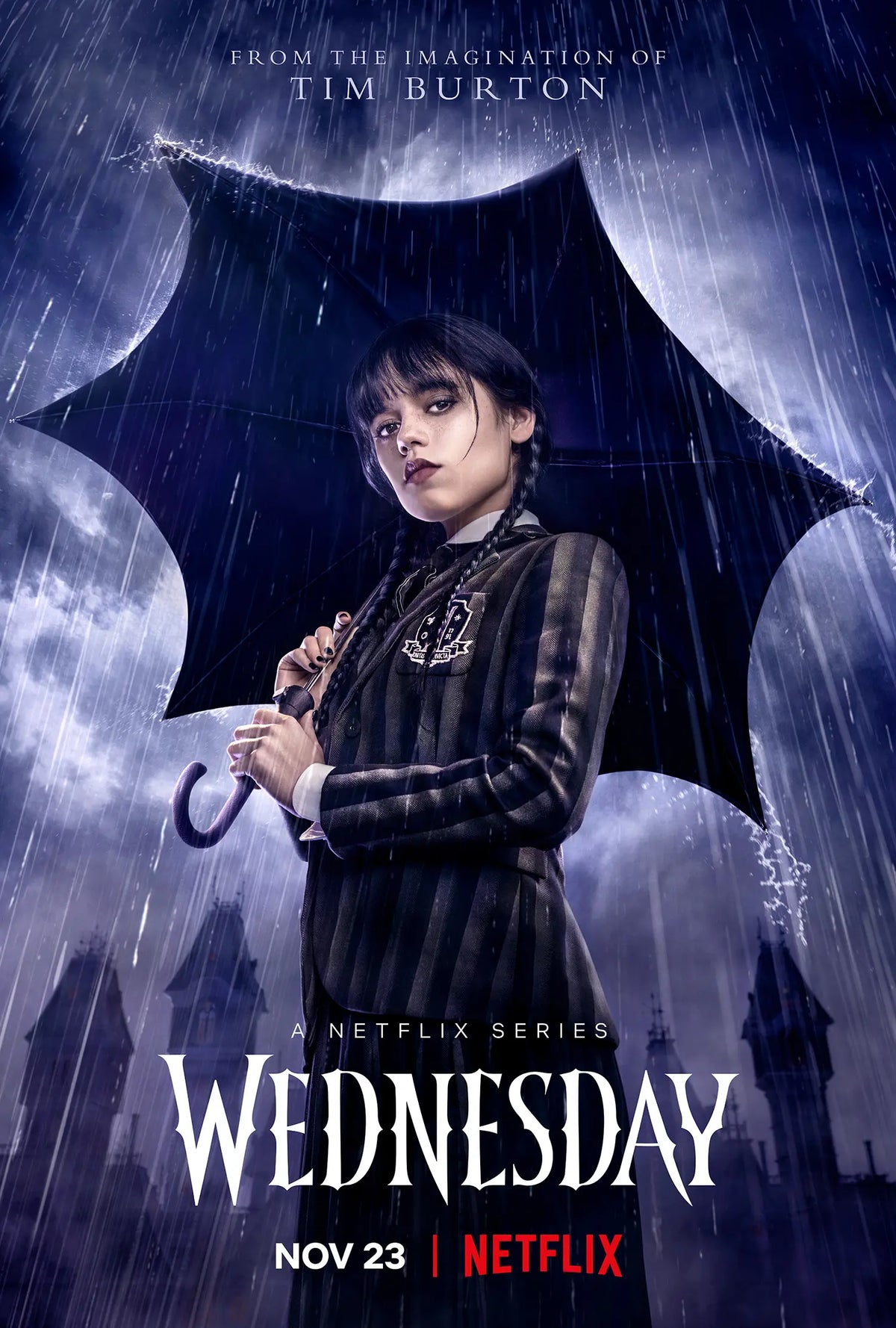 Wednesday A2 Size Movie Poster-Pixel Demon