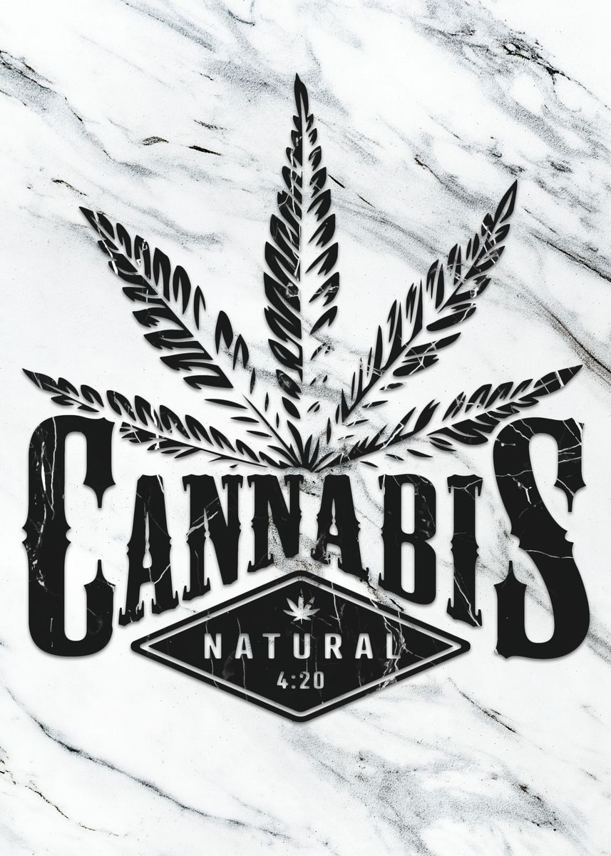 Cannabis Stoner Wall Art Design 13 A2 Size Posters-Pixel Demon
