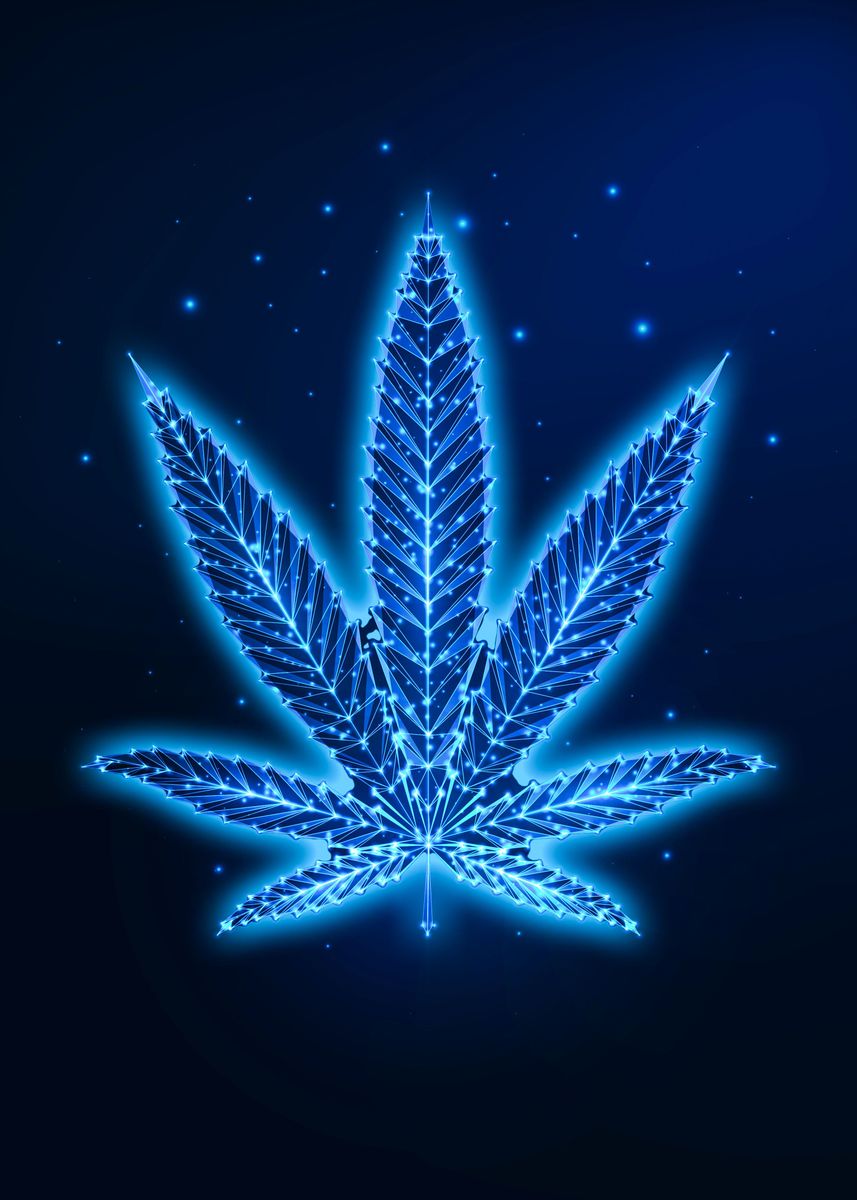 Cannabis Stoner Wall Art Design 21 A2 Size Posters-Pixel Demon