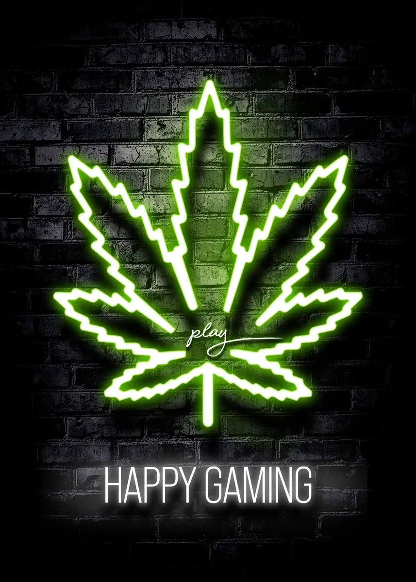 Cannabis Stoner Wall Art Design 22 A2 Size Posters-Pixel Demon