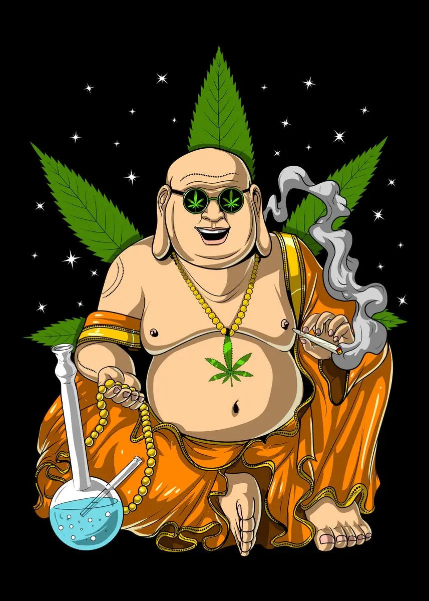 Cannabis Stoner Wall Art Design 30 A2 Size Posters-Pixel Demon