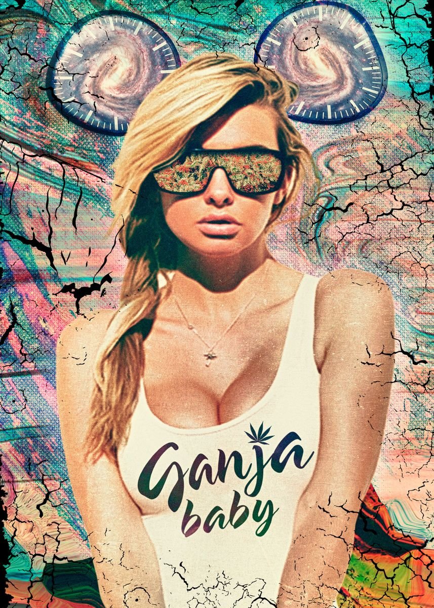 Cannabis Stoner Wall Art Design 32 A2 Size Posters-Pixel Demon