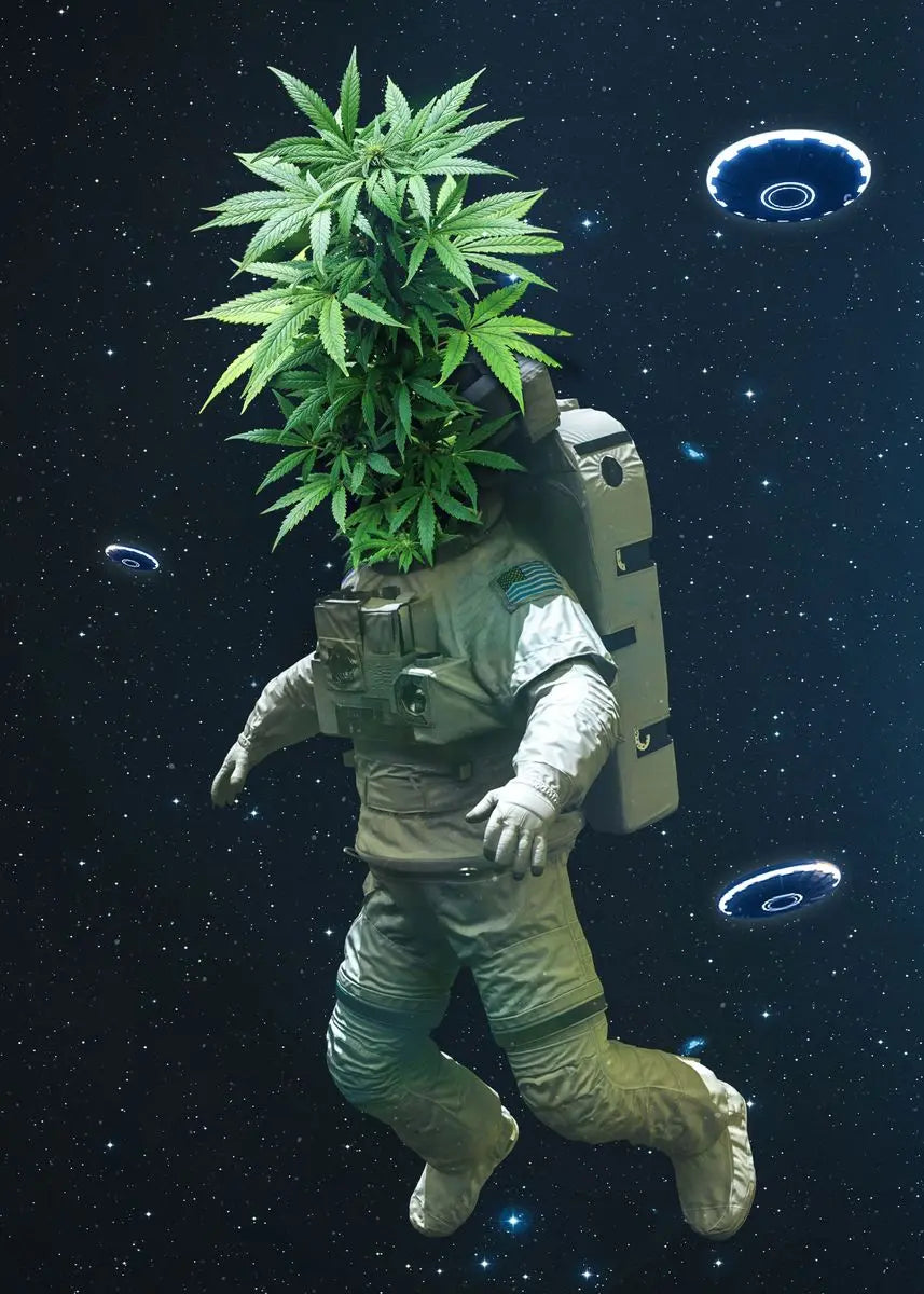 Cannabis Stoner Wall Art Design 37 A2 Size Posters-Pixel Demon