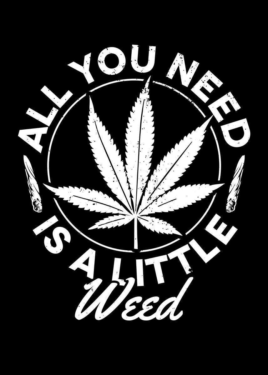 Cannabis Stoner Wall Art Design 42 A2 Size Posters-Pixel Demon