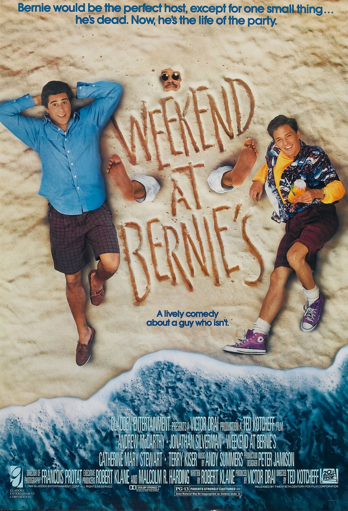 Weekend At Bernie's A2 Size Movie Poster-Pixel Demon