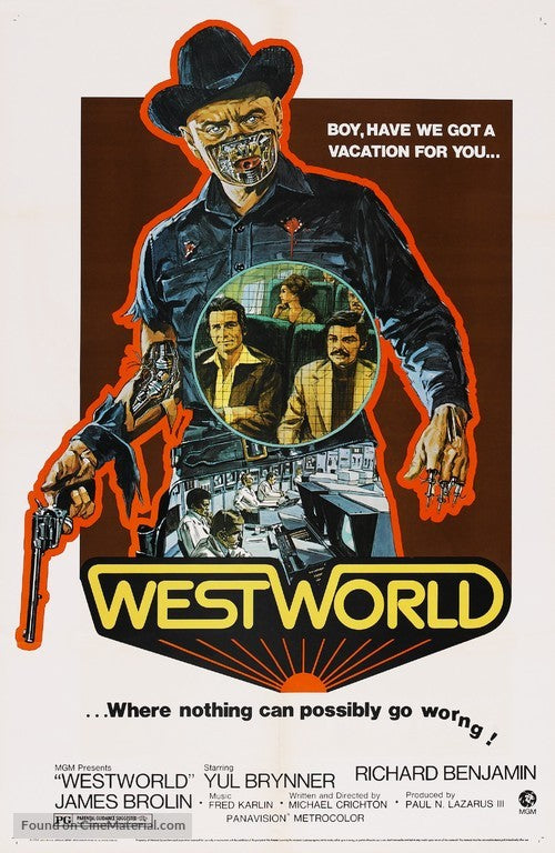 Westworld Cinema Movie Poster A2 Size
