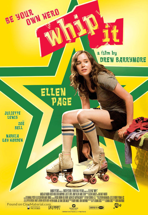 Whip It Cinema Movie Poster A2 Size