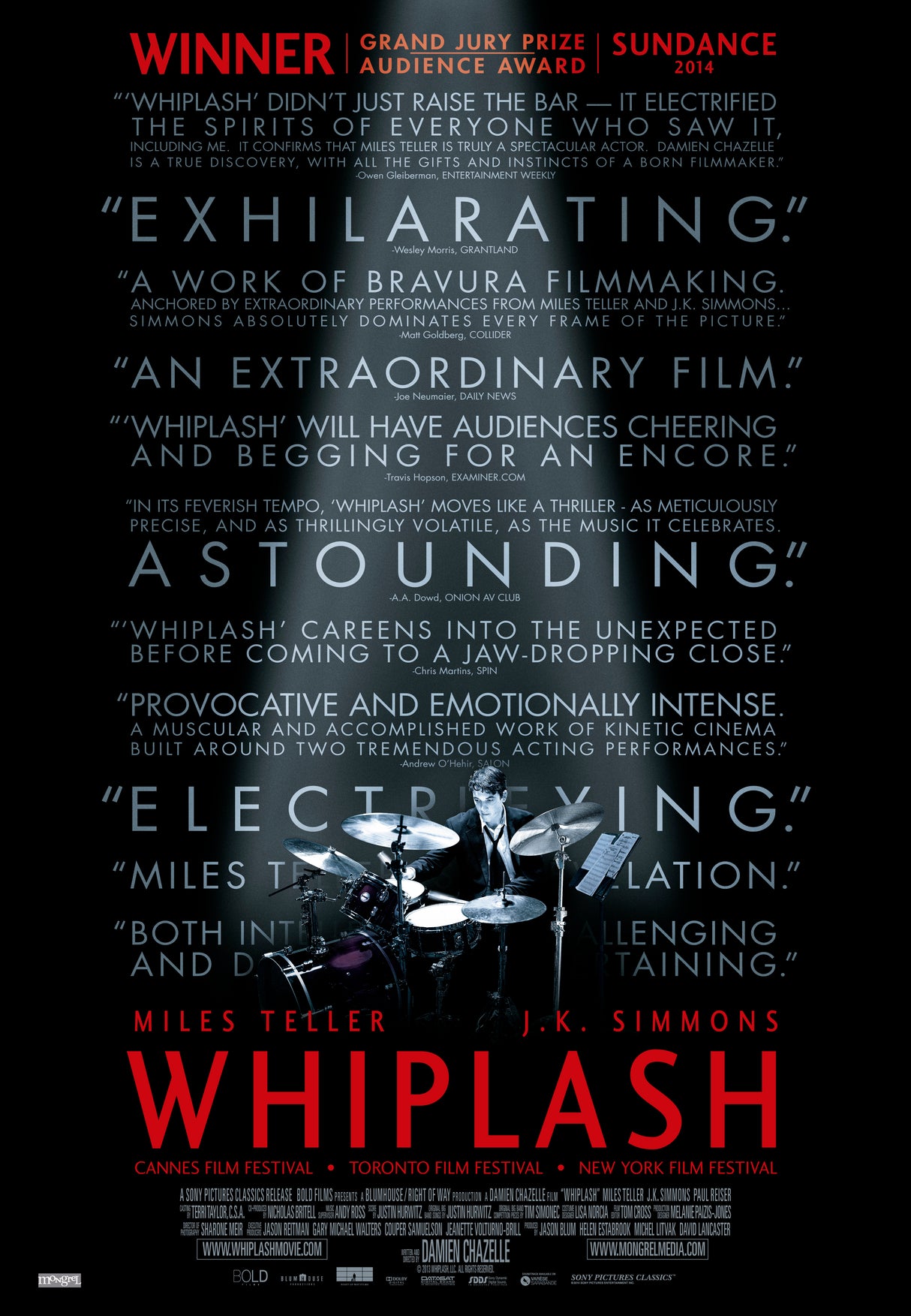 Whiplash A2 Size Movie Poster-Pixel Demon