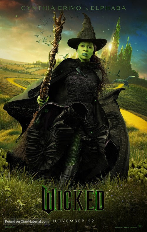Wicked Movie Poster A2 Size Version 11
