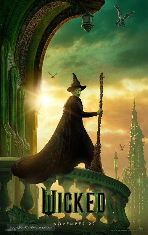 Wicked Movie Poster A2 Size Version 3