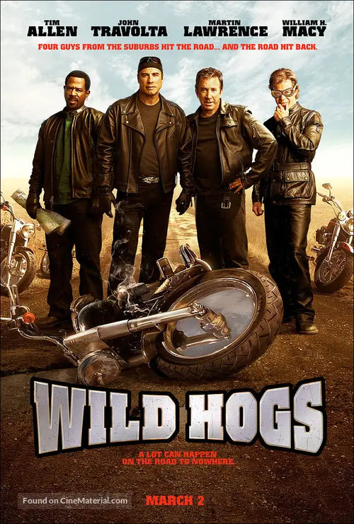 Wild Hogs A2 Movie Poster-Pixel Demon