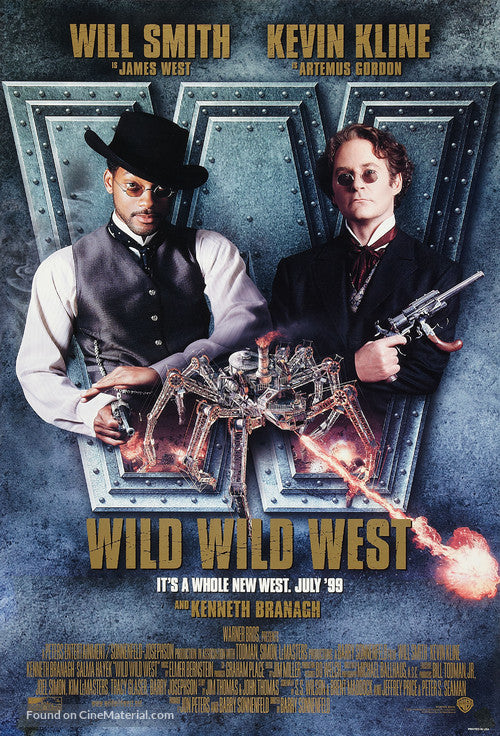 Wild Wild West Cinema Movie Poster A2 Size